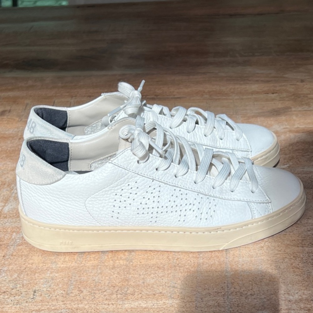 P448 Women's Sneakers in White and Cream
